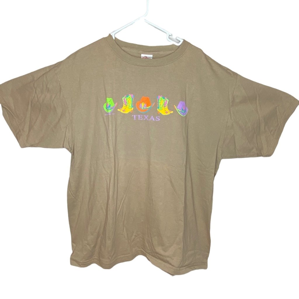Disney Store Texas Cowboy Hat Boots Tshirt Xxl